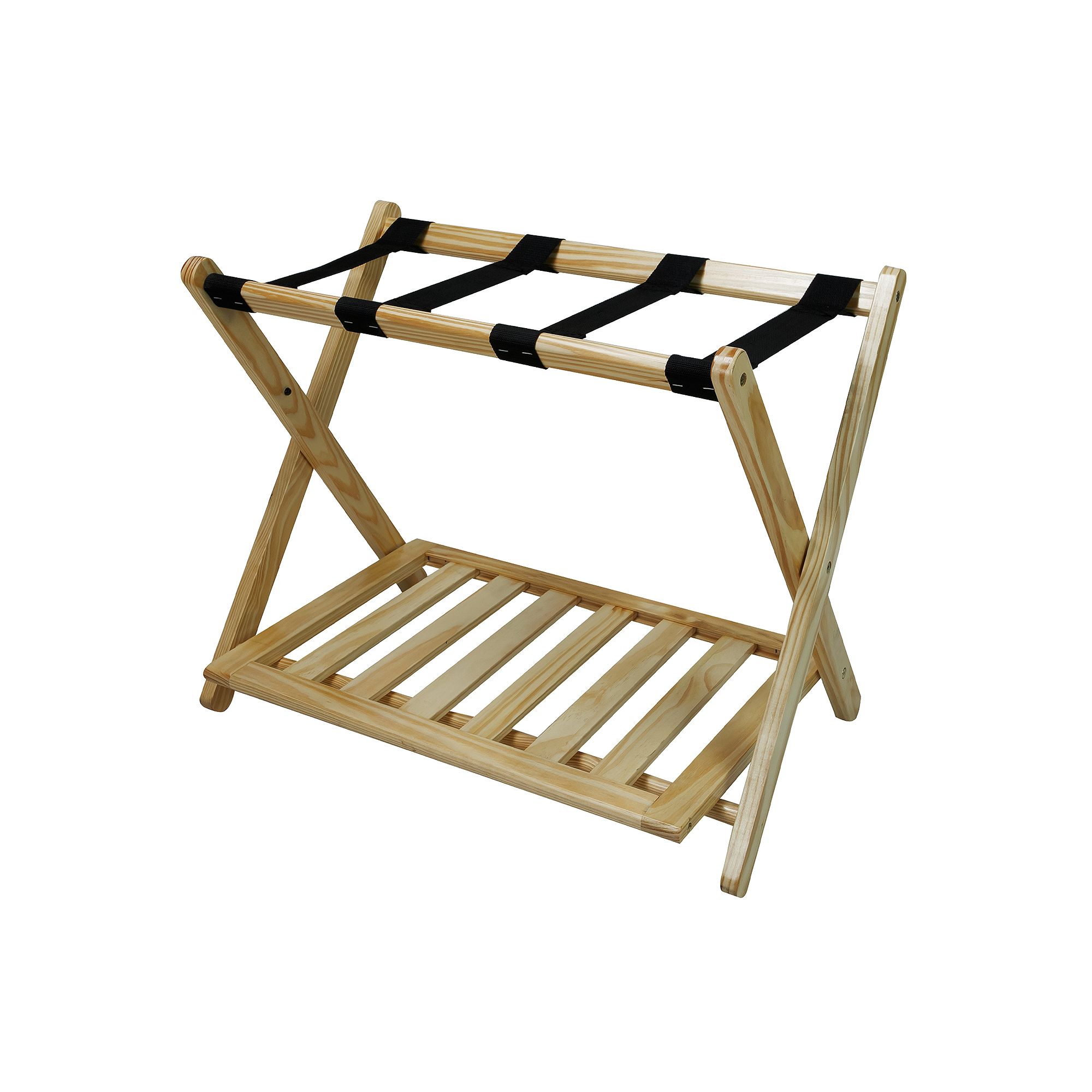 Casual Home Luggage Rack, Natural