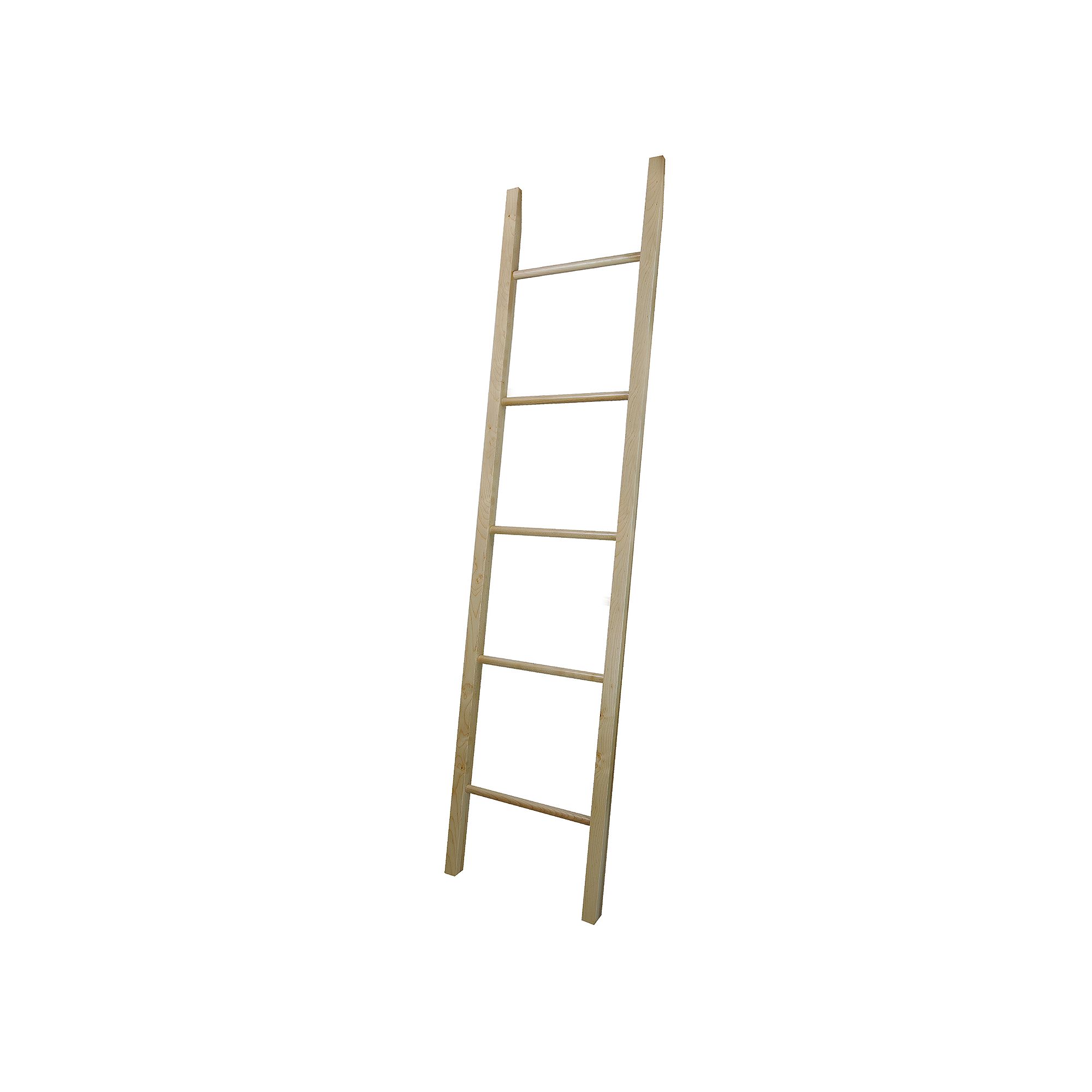 American Trails Blanket Decorative Ladder Floor Decor, Natural Brown