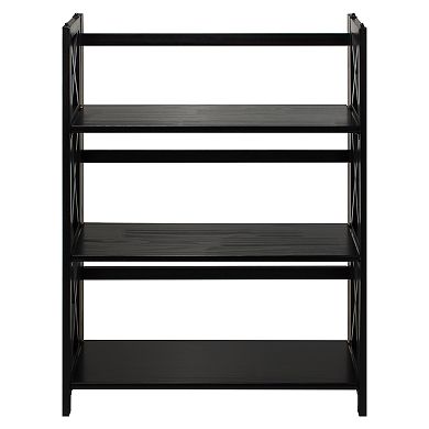 Casual Home Montego 3-Shelf Foldable Bookcase