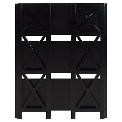 Casual Home Montego 3-Shelf Foldable Bookcase