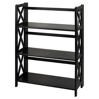Casual Home Montego 3-Shelf Foldable Bookcase