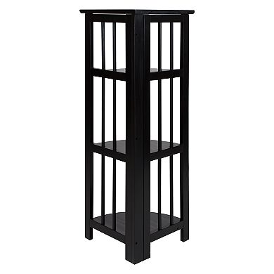 Casual Home 3-Shelf Corner Folding Bookcase