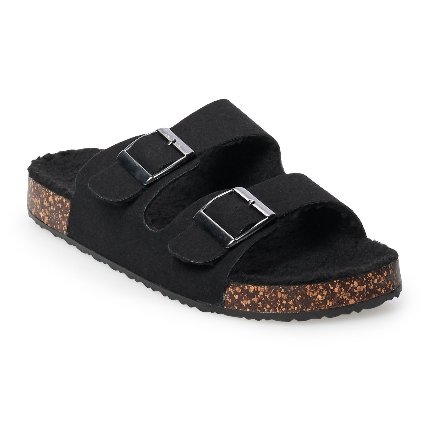 sherpa lined sandals