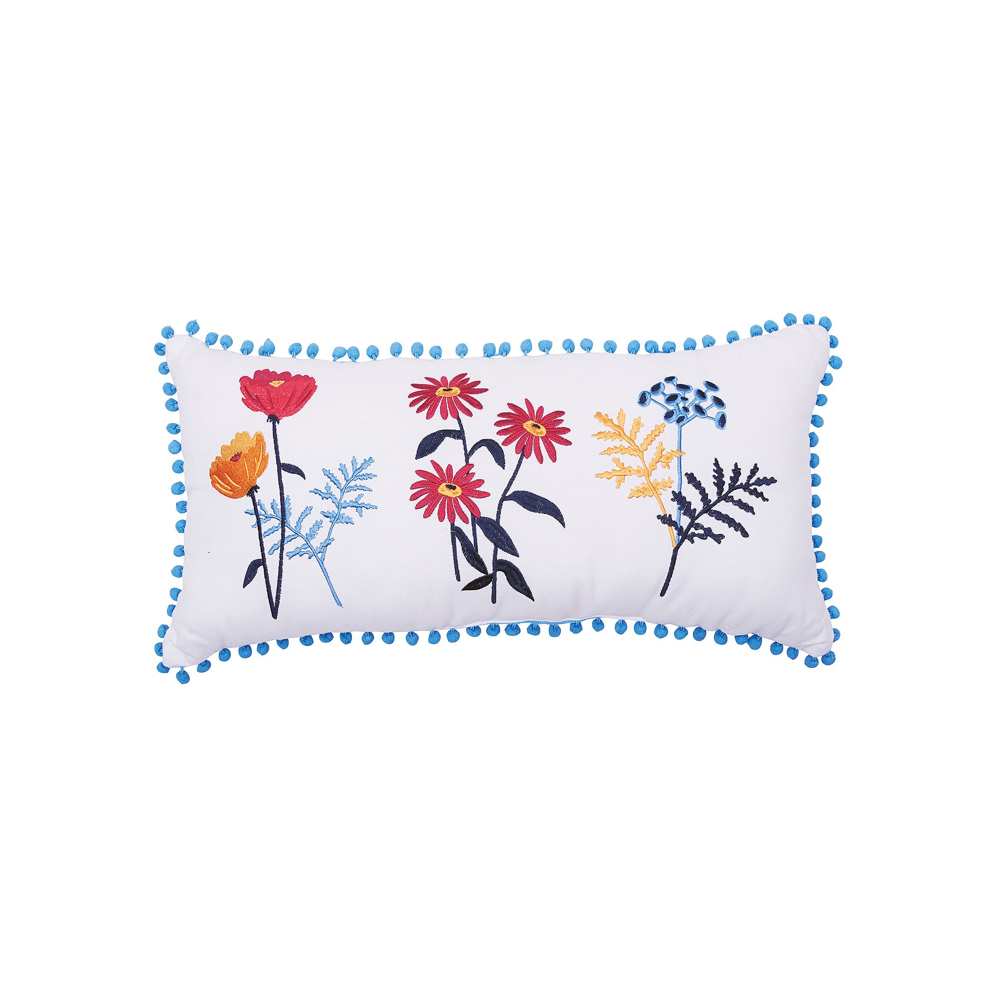 Carol & Frank Lola Throw Pillow, Blue