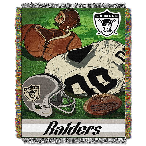 Oakland Raiders Vintage Throw Blanket