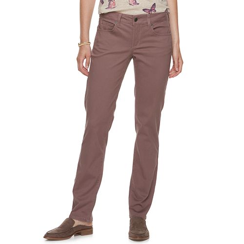 Women's SONOMA Goods for Life™ Straight-Leg Sateen Pants