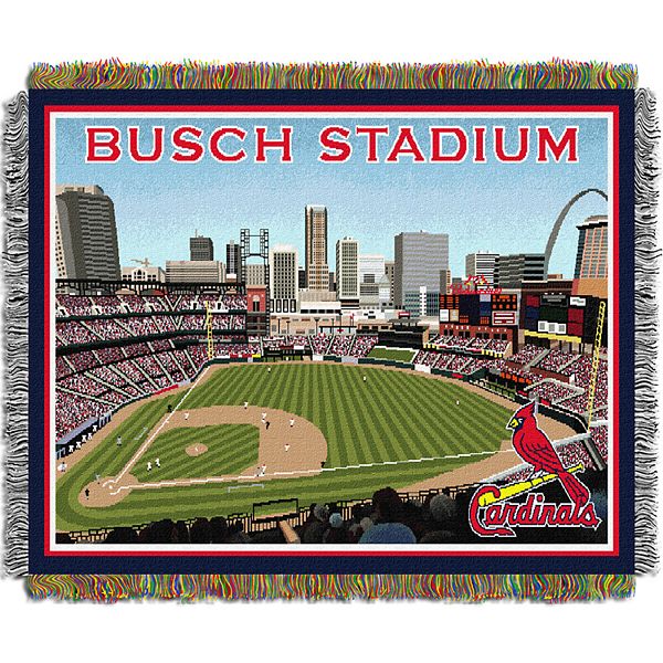 St. Louis Cardinals Park Stadium Throw Blanket