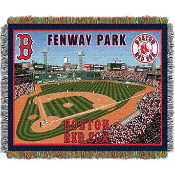 Boston Red Sox Park Stadium Throw Blanket