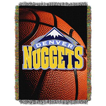 Denver Nuggets Photo Real Logo Throw Blanket