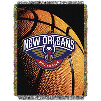 New Orleans Pelicans Logo Throw Blanket