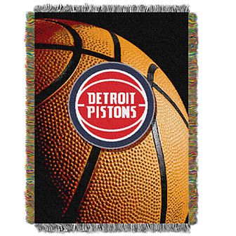 Detroit Pistons Logo Throw Blanket