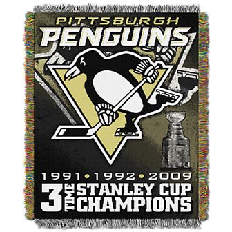 Pittsburgh Penguins Commemorative Series Throw Blanket