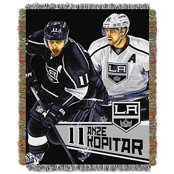 Los Angeles Kings Anže Kopitar Throw Blanket