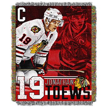Chicago Blackhawks Jonathan Toews Throw Blanket