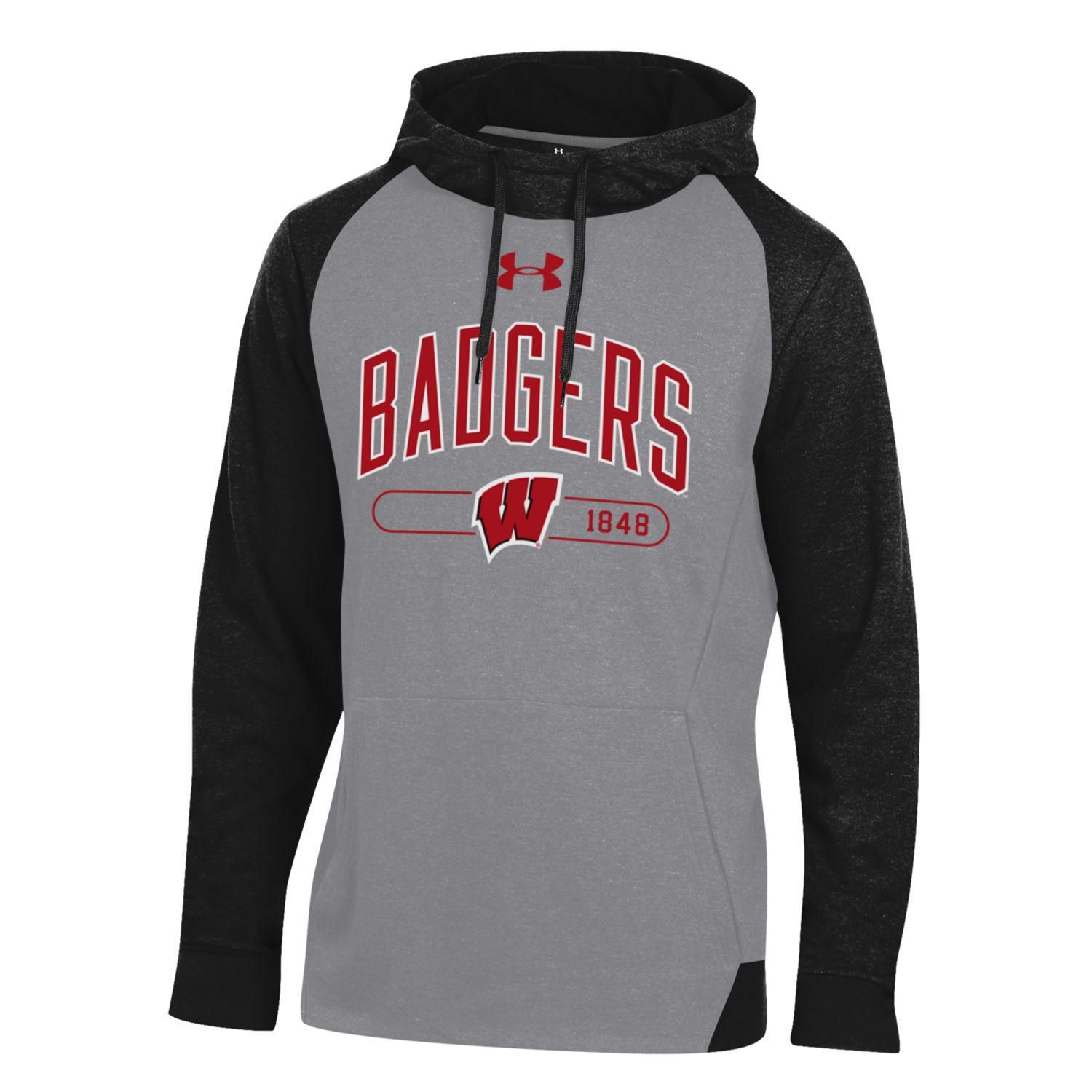 wisconsin badgers under armour hoodie