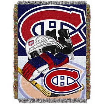 Montreal Canadiens Home Ice Advantage Throw Blanket