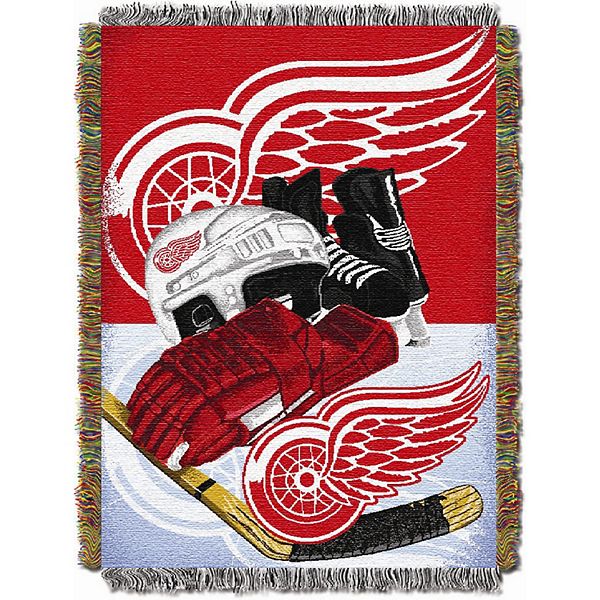 Detroit Red Wings Home Ice Advantage Throw Blanket