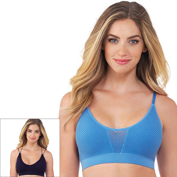 Lily of France 2-pack Seamless Wire Free Bralette 2171941