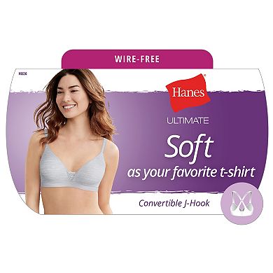 Women's Hanes Ultimate® Soft 2-Ply Wire Free T-Shirt Bras DHHU26