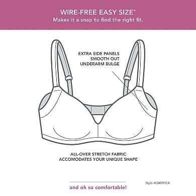 Olga Easy Does It No Bulge Seamless Wire Free Bra GM3911A