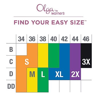 Olga Easy Does It No Bulge Seamless Wire Free Bra GM3911A