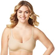 Olga Easy Does It Jacquard Wirefree Knit Seamless Stretch Contour