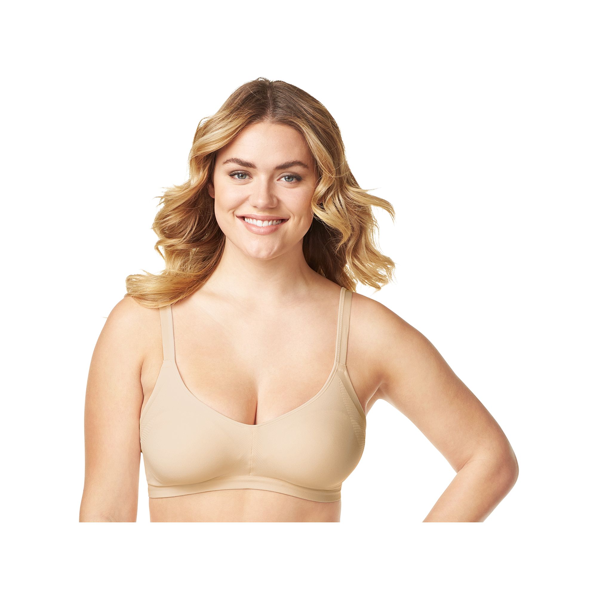 Olga® by Warners® Easy Does It No Bulge Seamless Wireless Bra GM3911A, W
