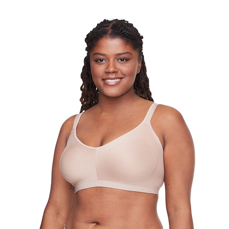 Olga® by Warner's® Easy Does It No Bulge Seamless Wireless Bra GM3911A, Women's, Size: XL, Toasted Brown