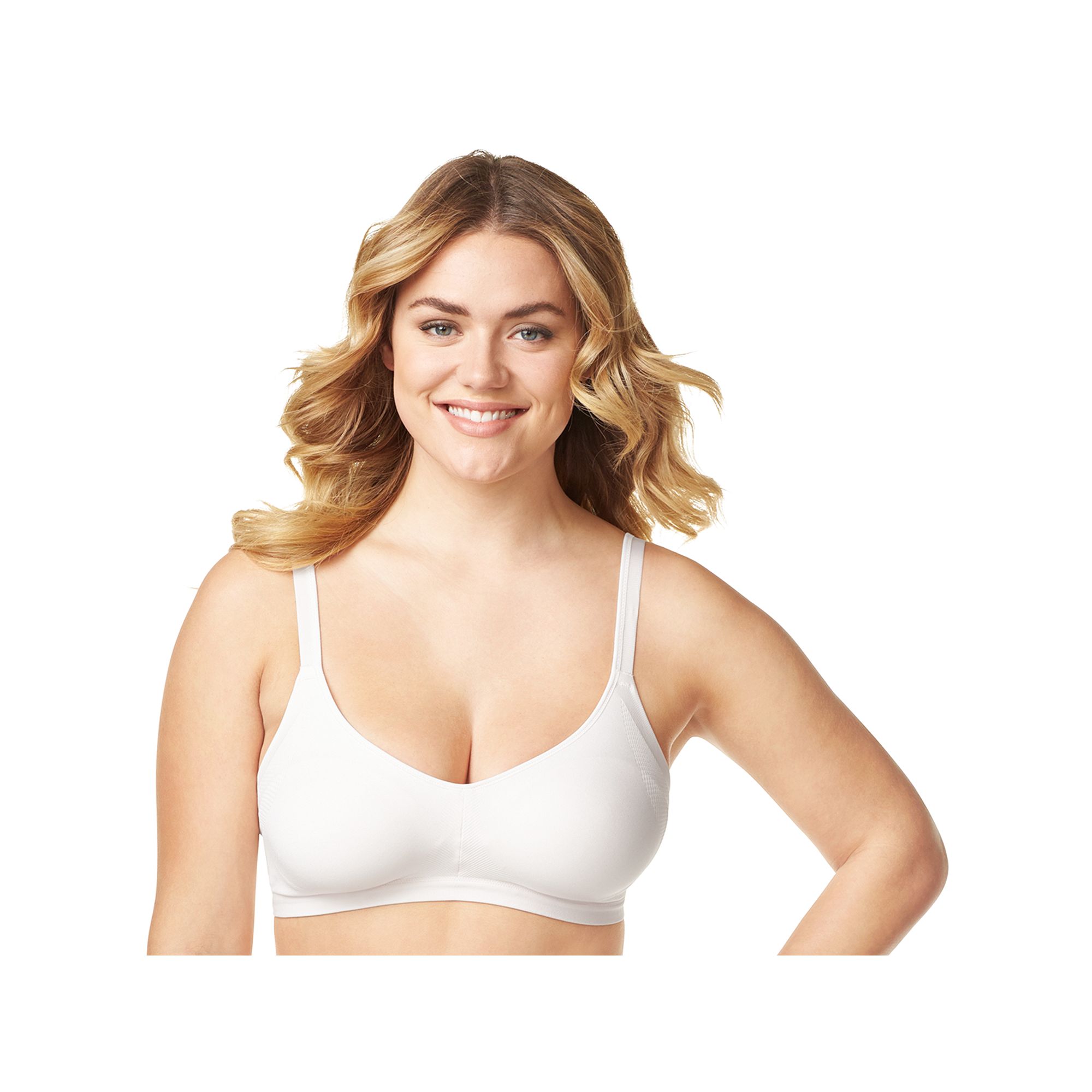 Olga® by Warners® Easy Does It No Bulge Seamless Wireless Bra GM3911A, W