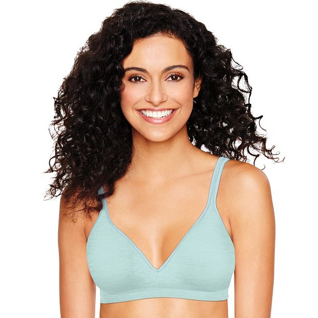 Hanes Perfect Coverage Comfortflex Fit Wirefree Bra, Bras, Clothing &  Accessories