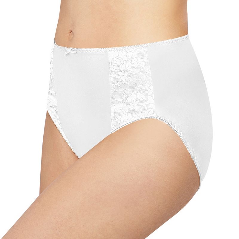 UPC 738994193384 product image for Bali Double Support Hi-Cut Panty DFDBHC, Women's, Size: 9, White | upcitemdb.com