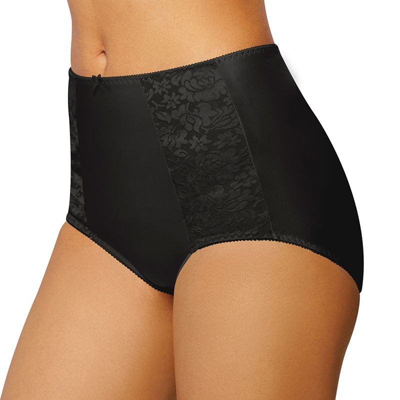 UPC 738994192370 product image for Bali Double Support Brief Panty DFDBBF, Women's, Size: 8, Black | upcitemdb.com