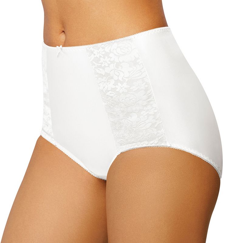 UPC 738994192516 product image for Bali Double Support Brief Panty DFDBBF, Women's, Size: 7, White | upcitemdb.com