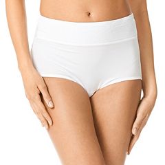 Womens White Warners Briefs Panties - Underwear, Clothing