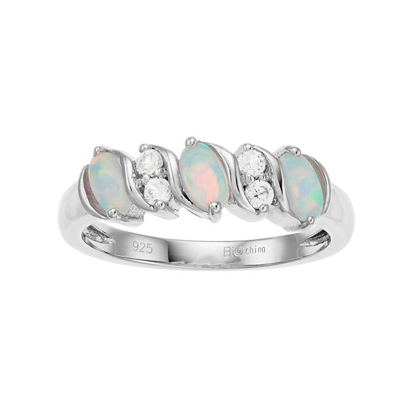 Kohls opal ring sale