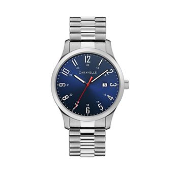 Caravelle Men's Stainless Steel Expansion Watch - 43B161