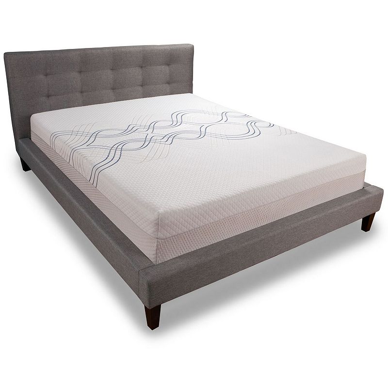 UPC 815359020094 product image for Sealy 10-inch Wave Memory Foam Mattress, Size: Twin, White | upcitemdb.com