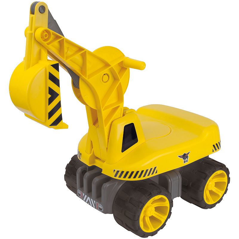 Aquaplay Power Worker Maxi Digger Ride-On, Yellow