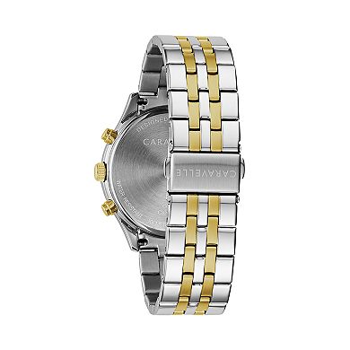 Caravelle by Bulova Men's Two Tone Stainless Steel Chronograph Watch - 45A143