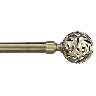 Chicology Ball Finial Curtain Rod