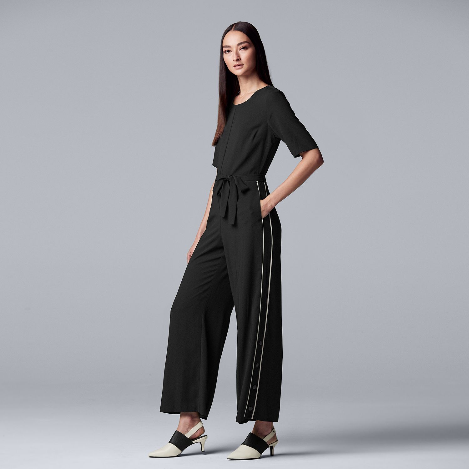 vera wang jumpsuit kohls