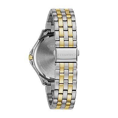 Caravelle by Bulova Men's Two Tone Stainless Steel Dive Style Watch - 45B151