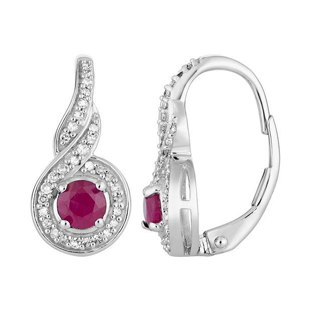 Kohls on sale ruby earrings