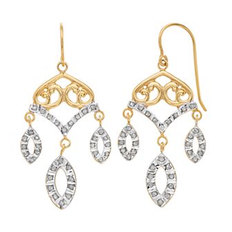 Diamond Mystique Chandelier Drop Earrings