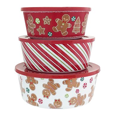 St. Nicholas Square® 3-pc. Holiday Stacking Container Set