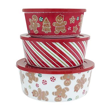 St. Nicholas Square® 3-pc. Holiday Stacking Container Set