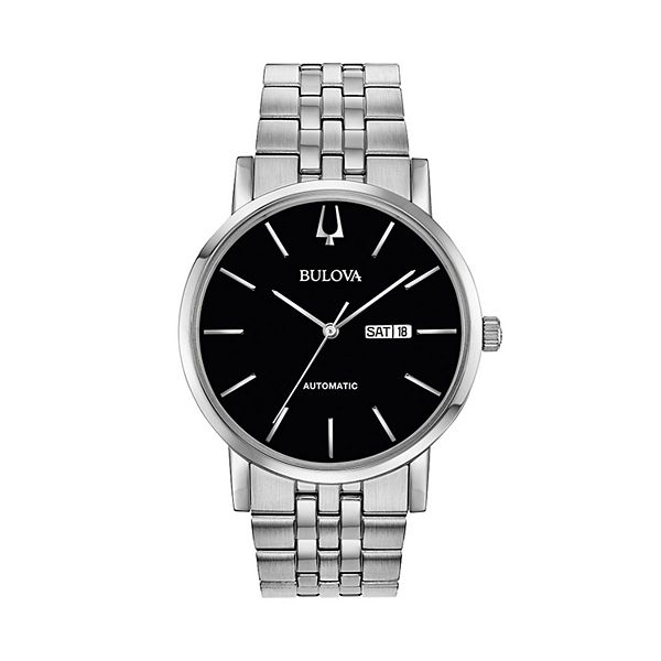 Bulova men's classic stainless steel outlet watch