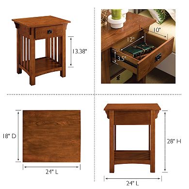 Leick Home Mission Impeccable Nightstand