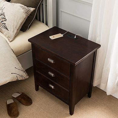 Leick Furniture Laurent Charging Station Nightstand