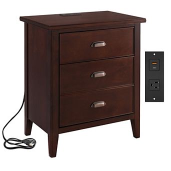 Leick Furniture Laurent Charging Station Nightstand
